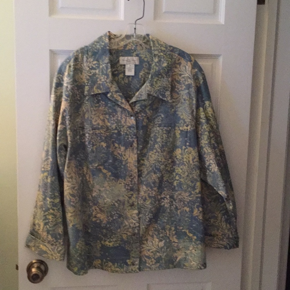 Plus sized Susan Bristol Jean jacket